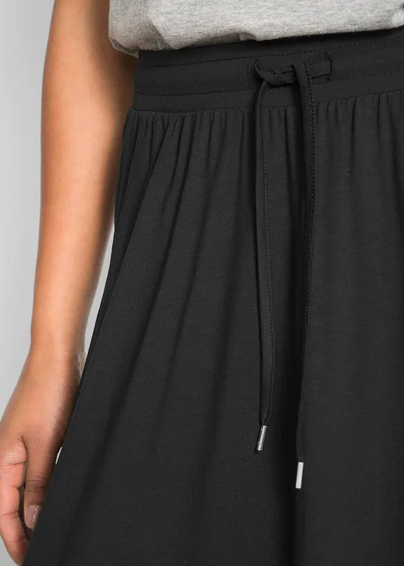 Jerseykjol av viskosmix, bonprix