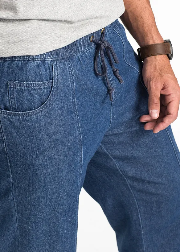 Dra på-byxa, Classic Fit, Straight, bonprix