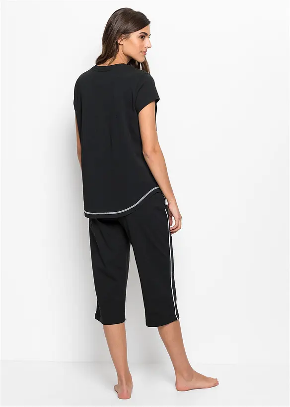 Capripyjamas av ekologisk bomull, bonprix