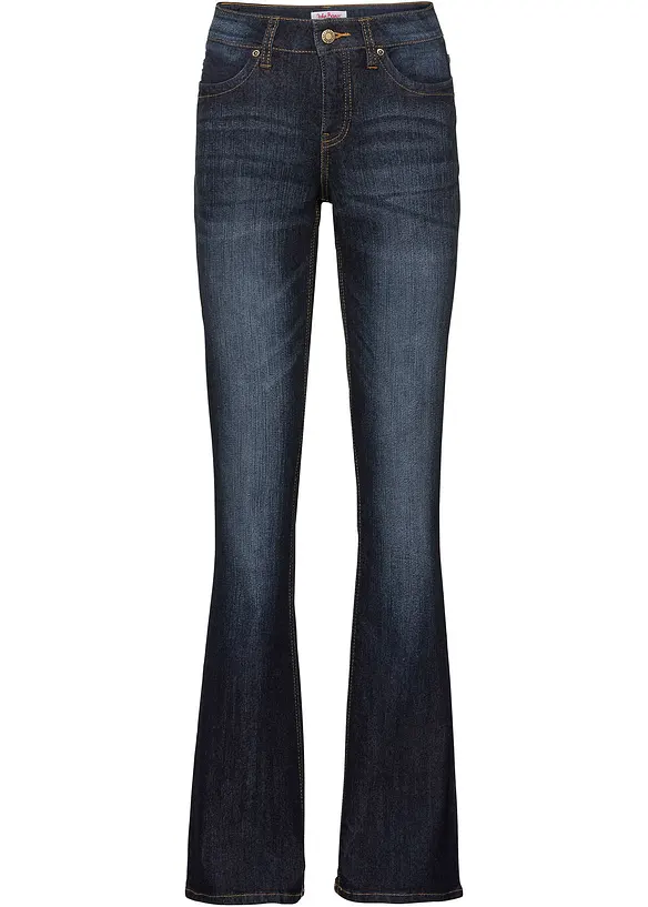 Bootcutjeans Mid Waist, stretch, bonprix