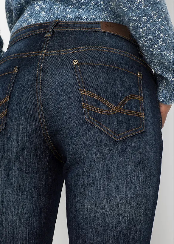 Mom Jeans Mid Waist, Stretch, bonprix