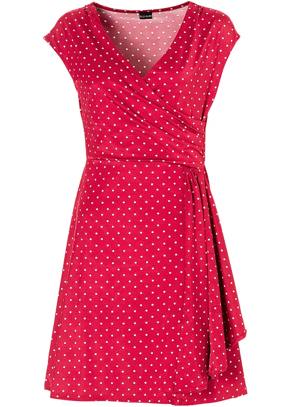 Prickig jerseyklänning, BODYFLIRT