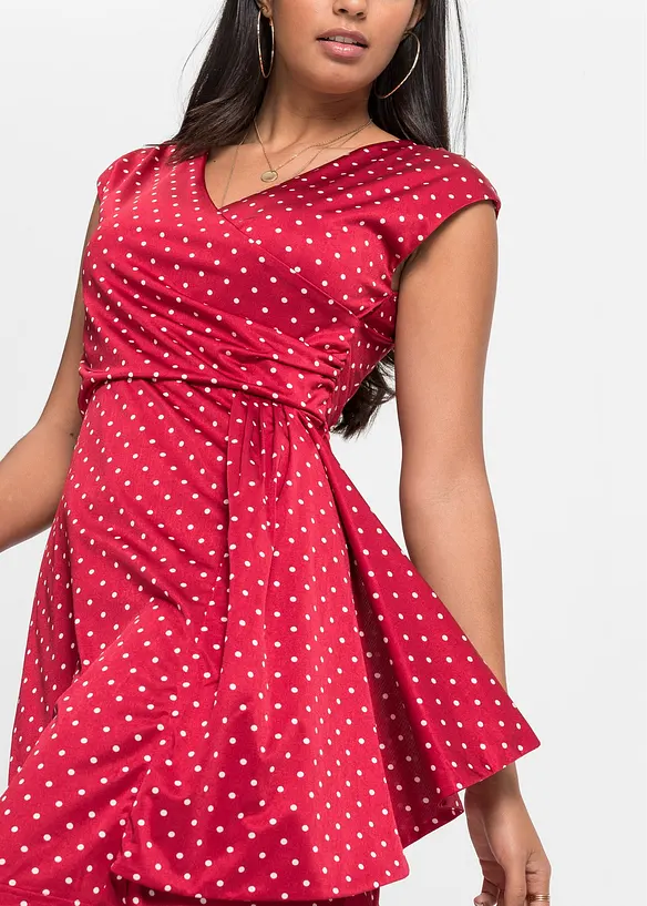 Prickig jerseyklänning, BODYFLIRT