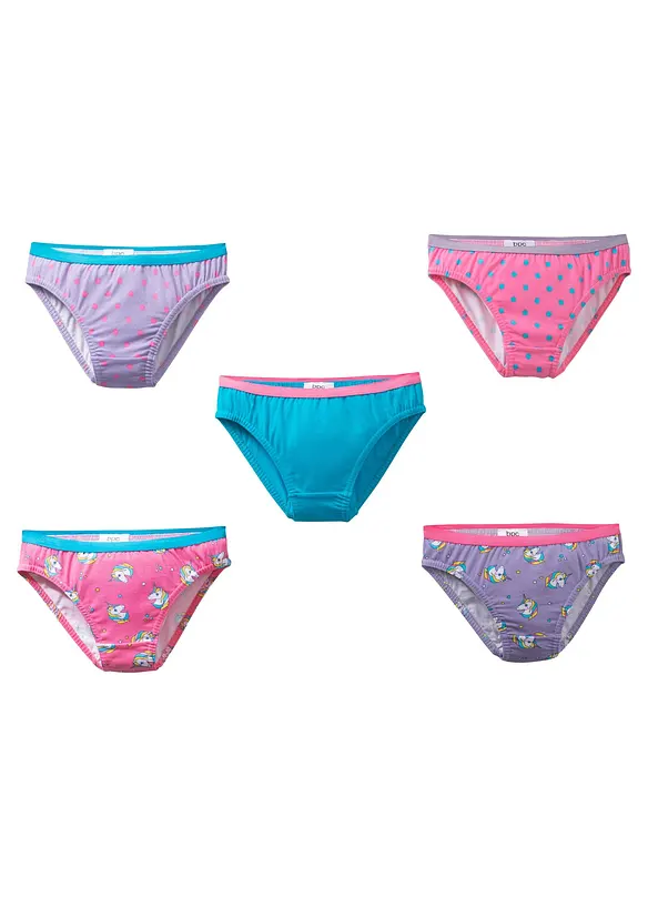 Trosa med mjuk bomull (5-pack), bonprix