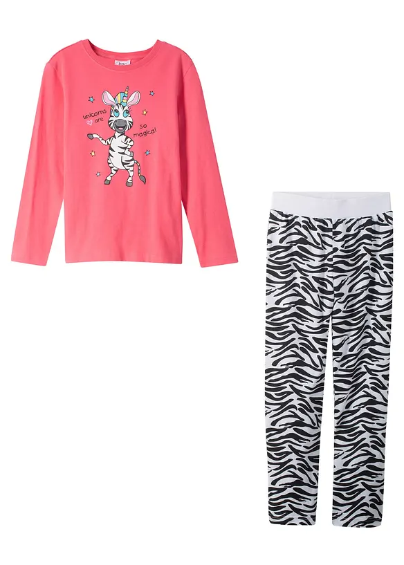 Pyjamas av bomull (2 delar), bonprix