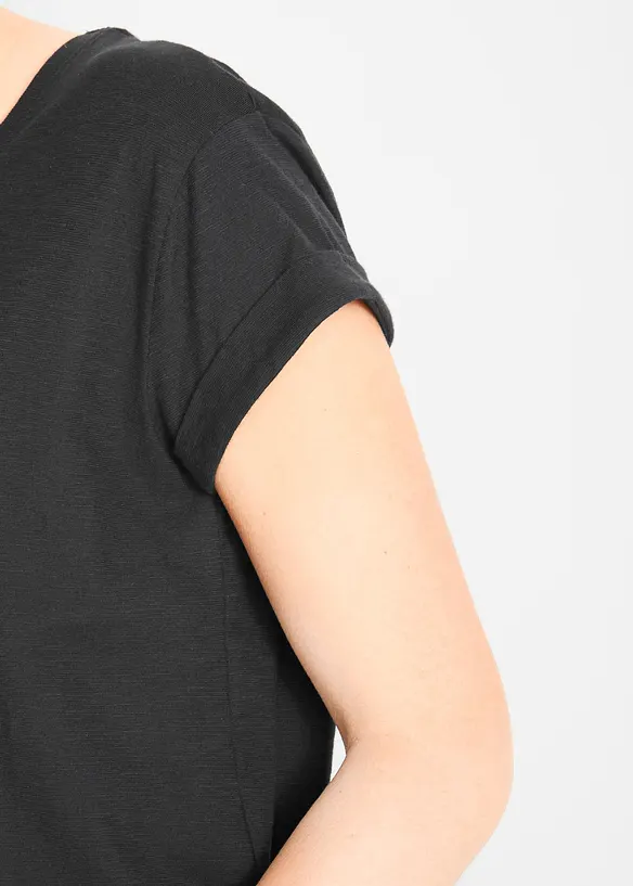 Kortärmad topp, fyrkantig modell, bonprix