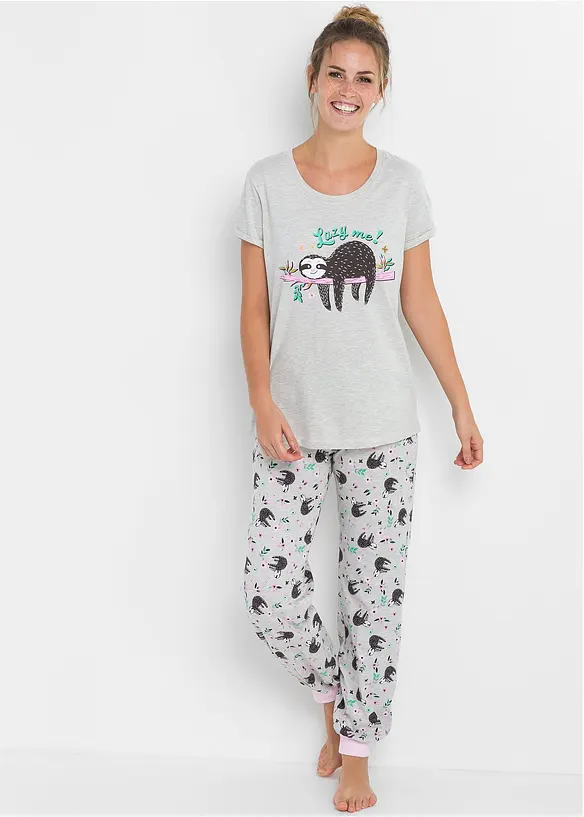 Pyjamas med korta ärmar, bonprix