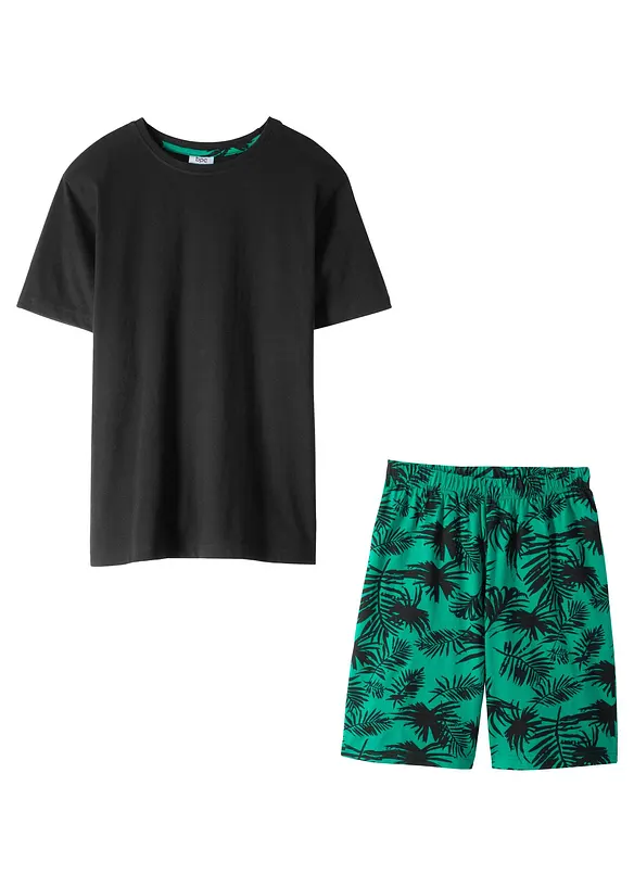 Pyjamas av ren bomull (2 delar), bonprix