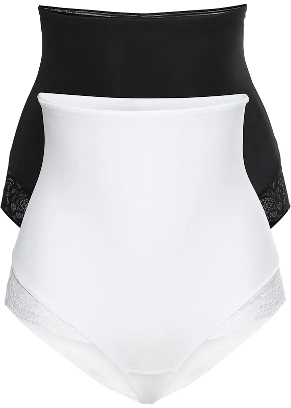 Hipstertrosa med lätt formande effekt (2-pack), bonprix