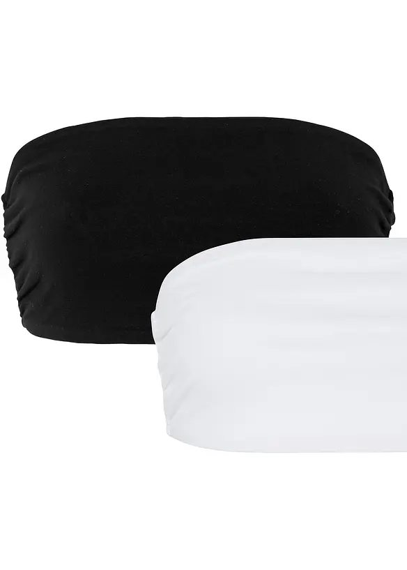 Bandåtopp i 2-pack, bonprix
