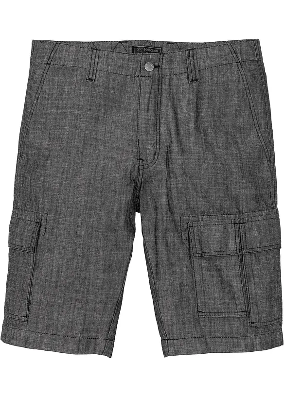 Cargoshorts av ren bomull, Loose Fit, bonprix