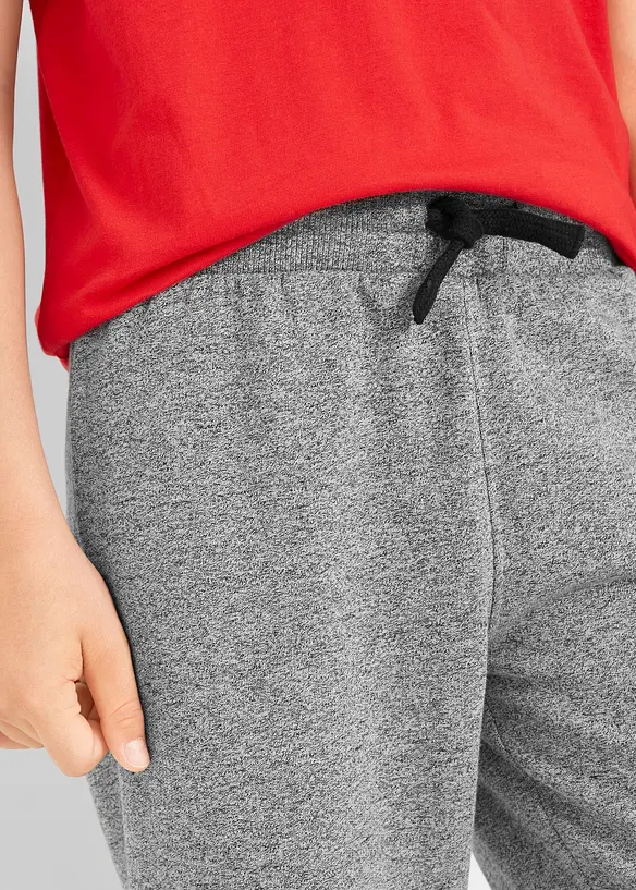 Joggingbyxa med bomull för barn (2-pack), bonprix