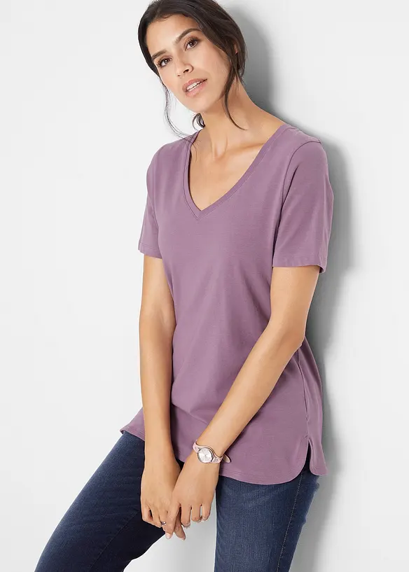 T-shirt med ekologisk bomull, bonprix