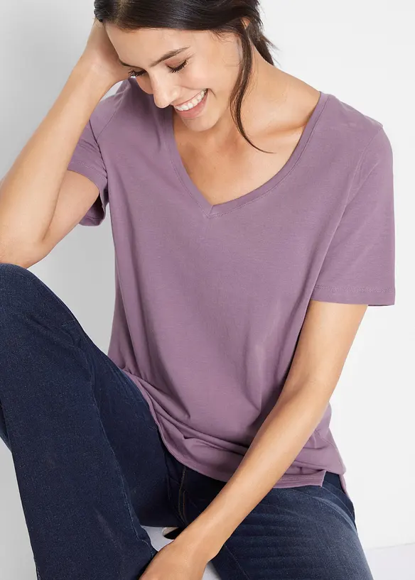 T-shirt med ekologisk bomull, bonprix