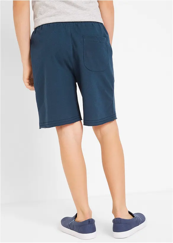 Trikåshorts av mjuk bomullsmix (2-pack), bonprix