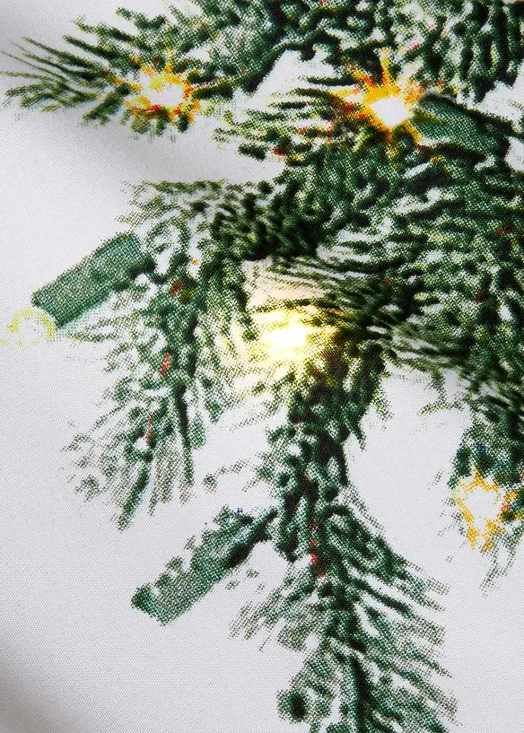 LED-gardinlängd med julgranstryck (1-pack), bonprix