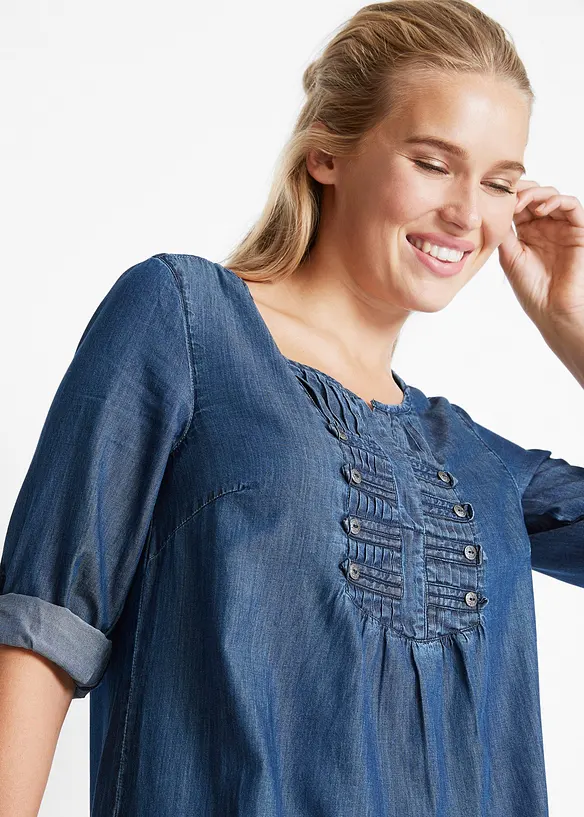 Blus med halvlång ärm, bonprix