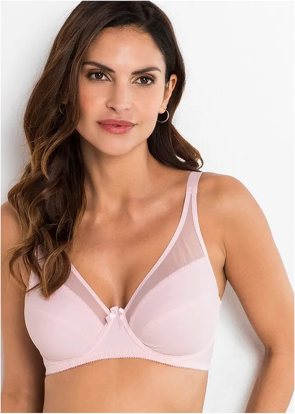 BH med bygel och mesh (2-pack), bonprix