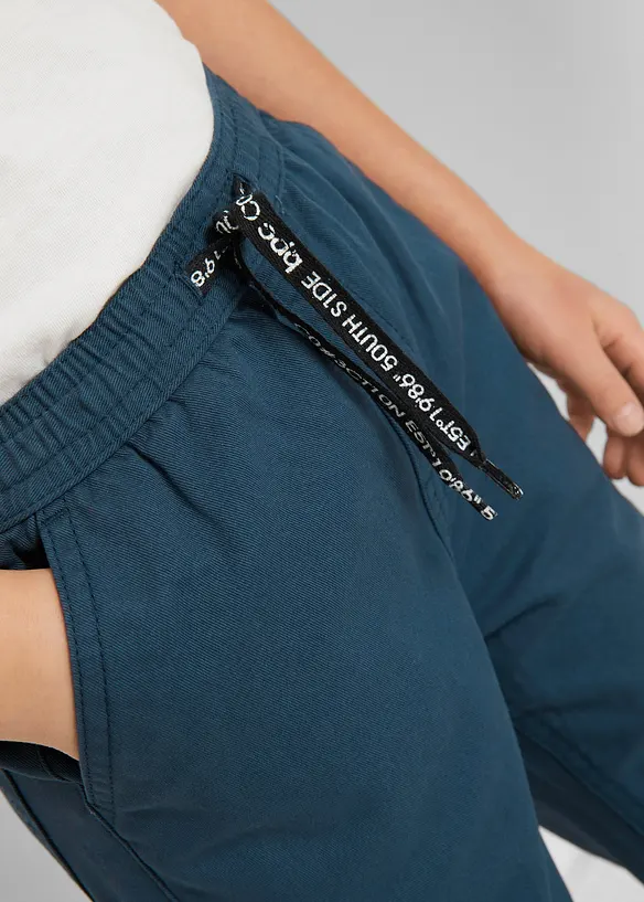 Joggingbyxa i ren bomull med bekväm midja, Regular Fit (3-pack), bonprix