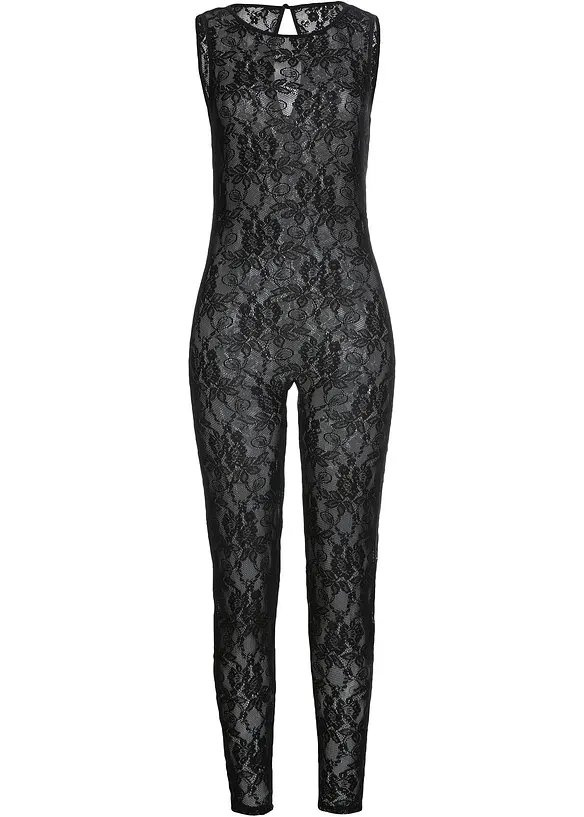 Catsuit med öppen gren, bonprix