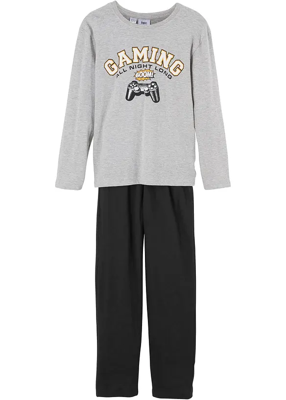 Pyjamas med mjuk bomull för barn (2 delar), bonprix