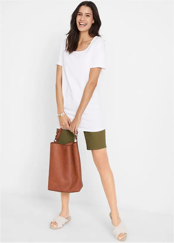 Lång topp (2-pack), bonprix