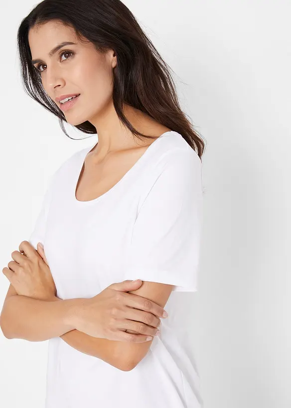 Lång topp (2-pack), bonprix