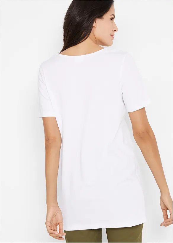 Lång topp (2-pack), bonprix