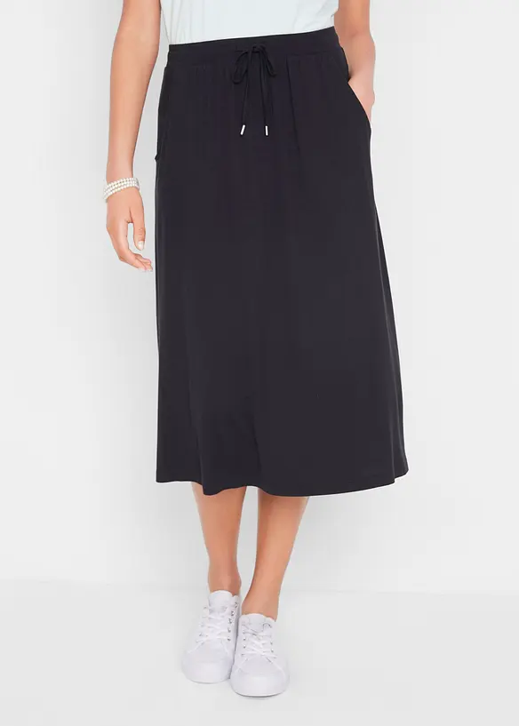 Jerseykjol av bomullsmix, bonprix