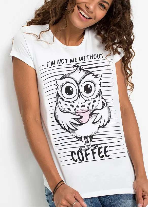 T-shirt av ren bomull, bonprix