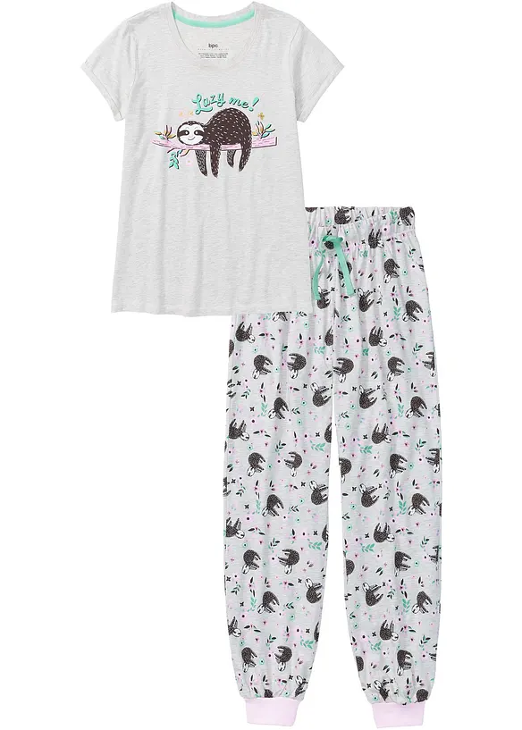Pyjamas med korta ärmar, bonprix