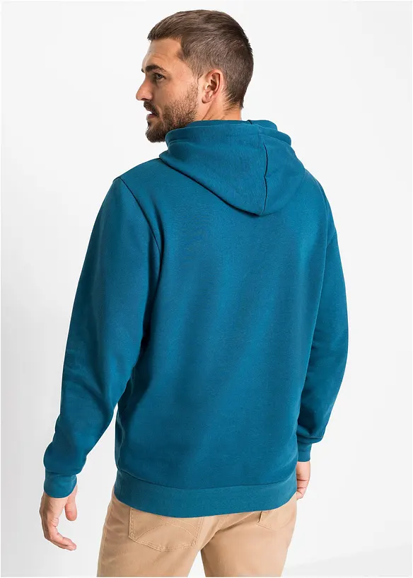Sweatshirt med huva, bonprix