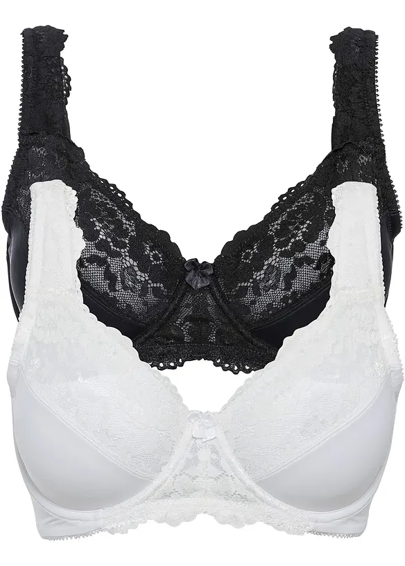 Minimizer-BH med vadderade axelband (2-pack), bonprix