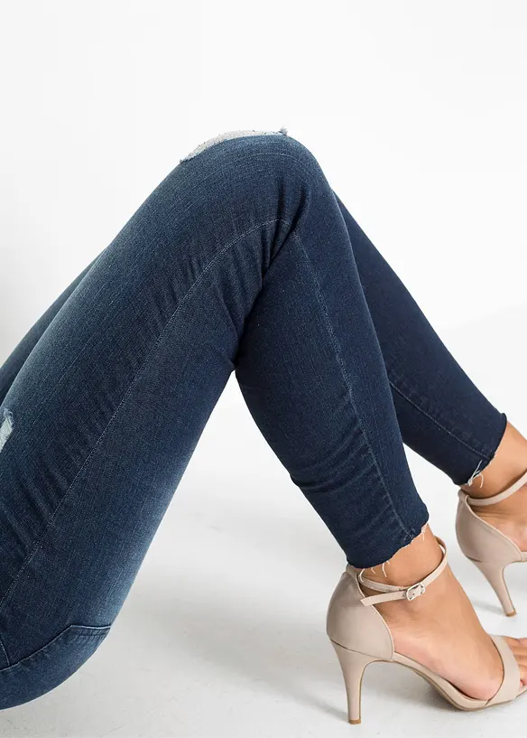 Skinny Jeans Mid Waist, kroppade, bonprix