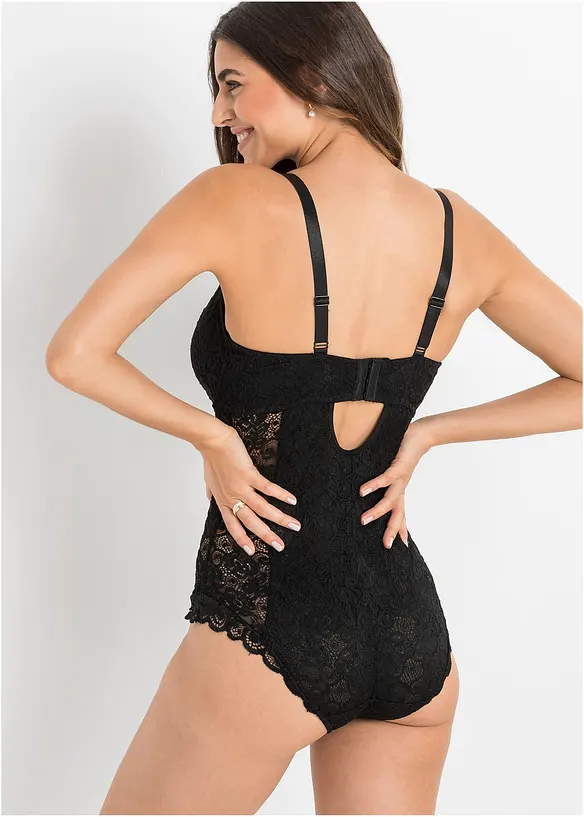 Body med elegant spets, bonprix