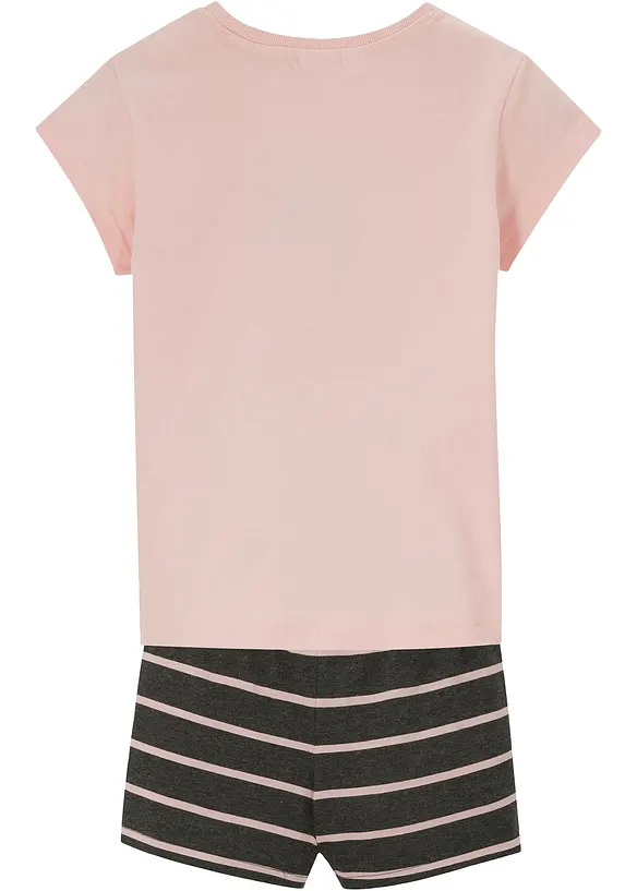 Pyjamas med shorts, av mjuk bomull (2 delar), bonprix