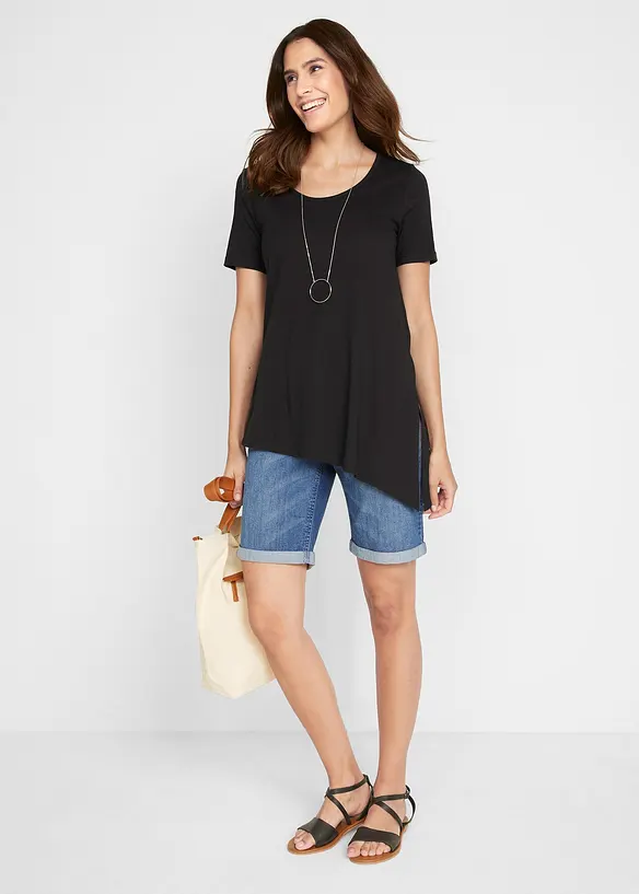 Asymmetrisk lång topp, bonprix