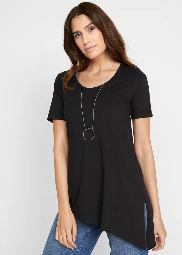 Asymmetrisk lång topp, bonprix