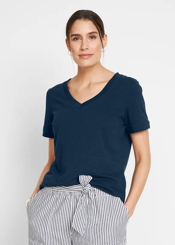 T-shirt i ren bomull, bonprix