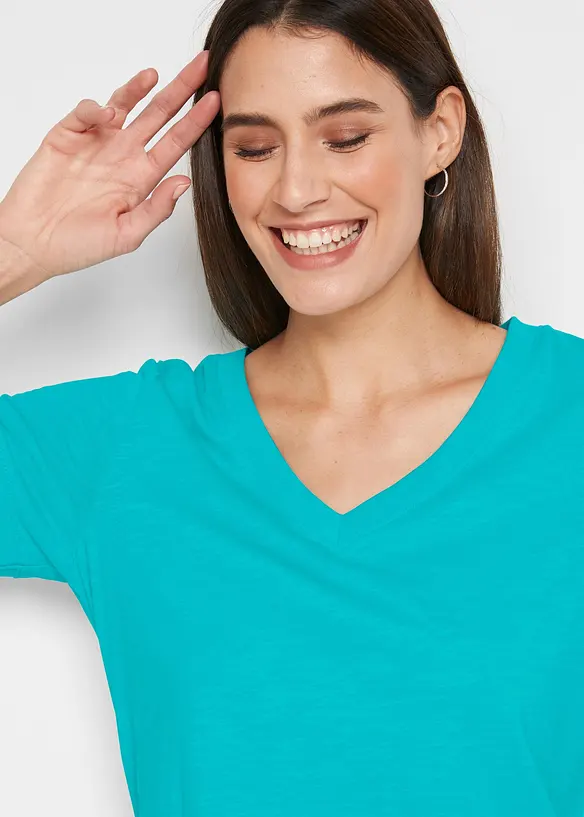 T-shirt i ren bomull, bonprix