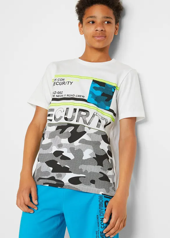 T-shirt och shorts för barn (2 delar) i ekologisk bomull, bonprix