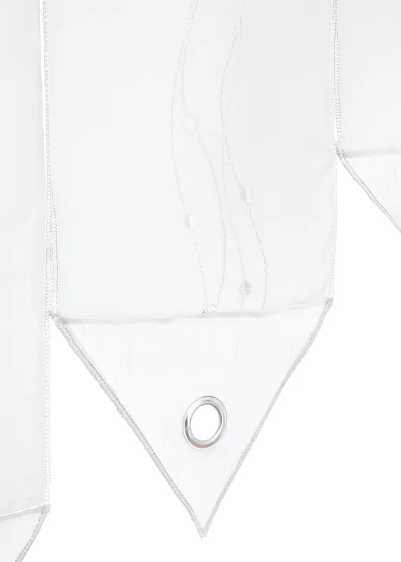Cafégardin med broderi (1-pack), bonprix