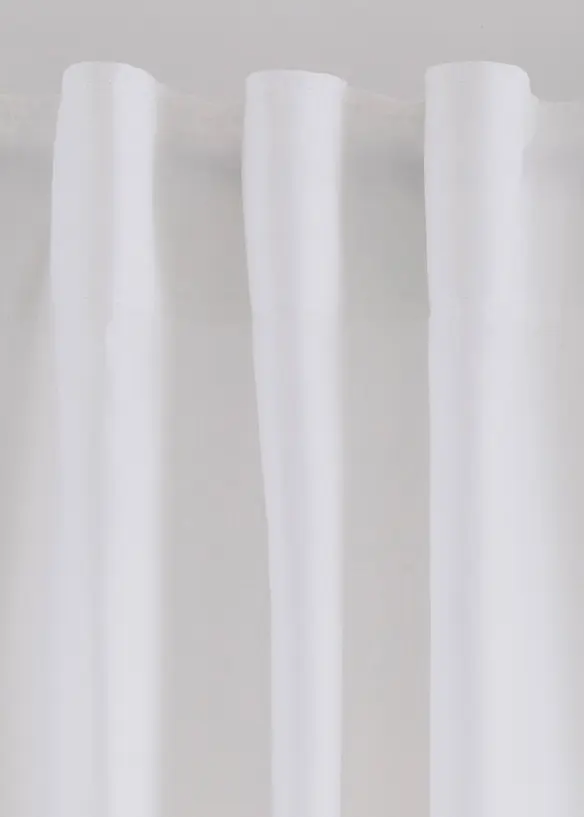 Blommönstrad gardinlängd i mikrofiber (1-pack), bonprix