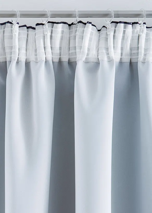 Mörkläggande gardinlängd med tryckt natthimmel och återvunnen polyester (1-pack), bonprix