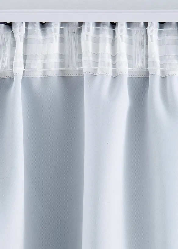 Mörkläggande gardinlängd med tryckt natthimmel och återvunnen polyester (1-pack), bonprix