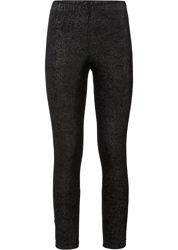 Leggings av sammet med glitter, bonprix