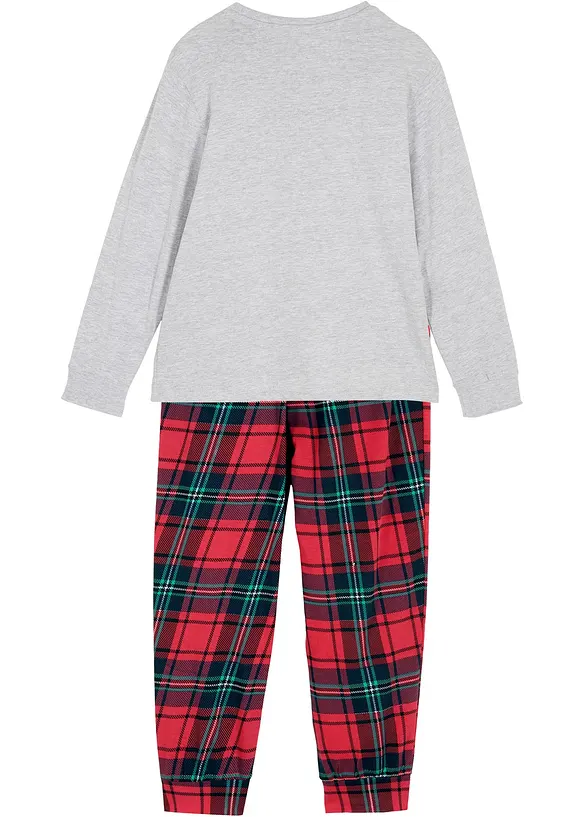 Pyjamas i mjuk bomull (2 delar), bonprix
