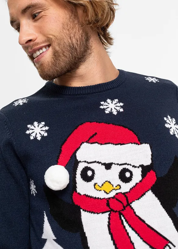 Tröja med julmotiv, bonprix