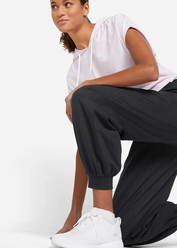 Joggingbyxa med elastisk midja, bonprix