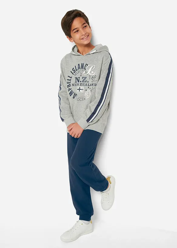 Joggingbyxa med bomull för barn (2-pack), bonprix